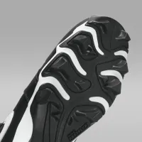 Nike Jordan 1 Mid Little/Big детские Cleats цвет черный