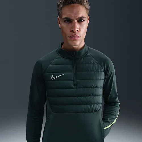 Nike Academy Winter Warrior чоловічі Therma-FIT 1/2-Zip Soccer Top колір зелений