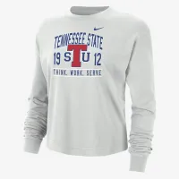 Tennessee State женская Nike College Boxy Long-Sleeve футболка цвет серый