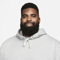 Nike Standard Issue чоловічі Dri-FIT Pullover баскетбольні Толстовка з капюшоном колір сірий