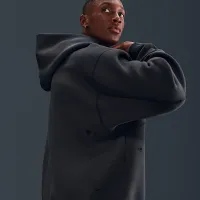 Nike Tech чоловічі Fleece оверсайз Толстовка з капюшоном колір сірий