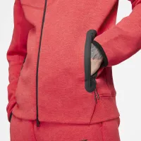 Nike Sportswear Tech Fleece Windrunner чоловічі Full-Zip Толстовка з капюшоном колір червоний