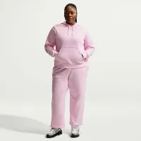 Nike Sportswear Club Fleece жіноча Pullover Толстовка з капюшоном (великі розміри) Pink