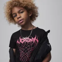 Nike Jordan Dri-FIT MJ Sport Little детские Graphic футболка цвет черный
