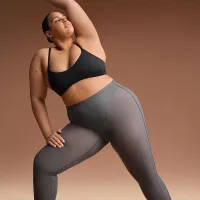 NikeSKIMS Weightless Layers жіноча З високою талією V-Panel лосіни колір сірий