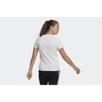 Футболка adidas Sportswear Loungwear Essentials Slim Logo GL0768 - Белая