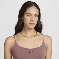 Nike Sportswear Chill Knit жіноча Tight Cami Tank колір фіолетовий
