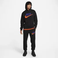 Nike Club Fleece мужские Pullover Толстовка с капюшоном цвет черный