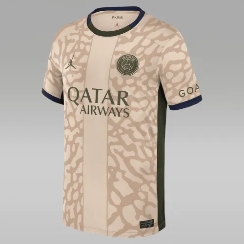 Nike Presnel Kimpembe Paris Saint-Germain 2023/24 Stadium Fourth Big дитячі Jordan Dri-FIT Soccer Jersey колір коричневий
