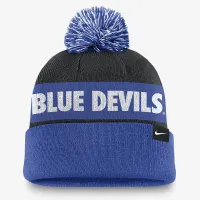 Duke синий Devils Primetime Peak мужские Nike College Cuffed Pom Beanie синий