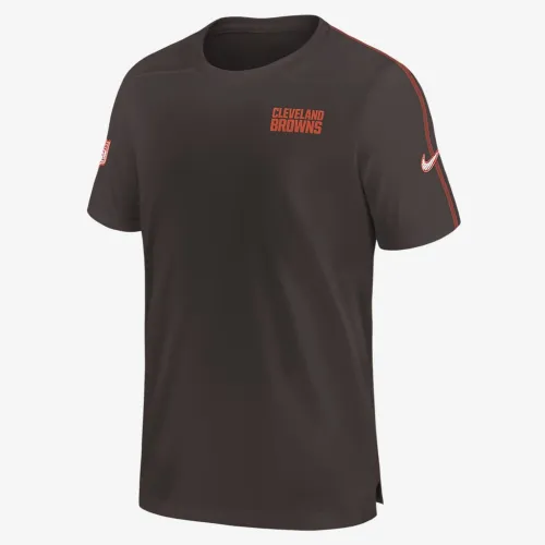 Cleveland колір коричневийs Sideline Coach чоловічі Nike Dri-FIT NFL Top колір коричневий