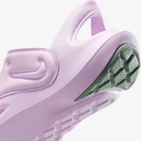 Nike Aqua Swoosh Little дитячі босоніжки колір фіолетовий