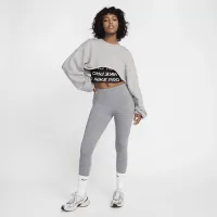 Nike One женская С высокой Талией Crop лосины цвет серый