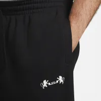 Nike LeBron чоловічі Open Hem Fleece Pants колір чорний
