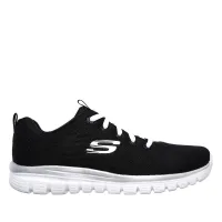 Кроссовки Skechers Graceful Get Connected 12615BKW - Черные