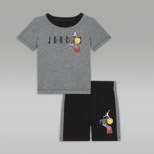 Nike Air Jordan Baby (12-24M) 2-Piece шорты набор цвет черный