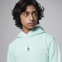 Nike Jordan MJ Flight Big дитячі Fleece Pullover Толстовка з капюшоном колір зелений