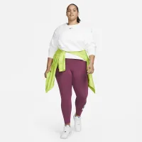 Nike Sportswear Essential женская С высокой Талией лосины (большие размеры) цвет красный