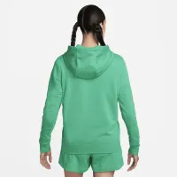 Nike Sportswear Club Fleece женская Pullover Толстовка с капюшоном цвет зеленый