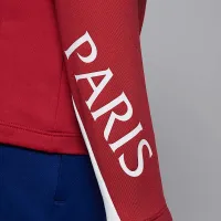 Nike Paris Saint-Germain Strike Fourth Big дитячі Jordan Soccer Knit Drill Top колір червоний