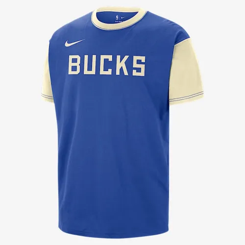 Milwaukee Bucks Courtside City Edition чоловічі Nike NBA футболка блакитний