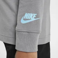 Nike Little детские Boxy Air Long Sleeve футболка цвет серый