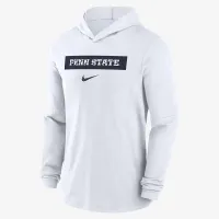 Penn State Nittany Lions Sideline чоловічі Nike Dri-FIT College Long-Sleeve Hooded Top колір білий