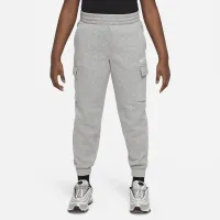 Nike Sportswear Club Fleece Big детские Cargo Pants (Extended Size) цвет серый
