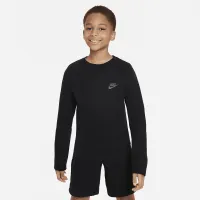 Nike Sportswear Tech Fleece Big дитячі (для хлопчиків) світшот колір чорний
