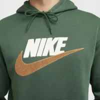 Nike Club Fleece чоловічі Pullover Толстовка з капюшоном колір зелений