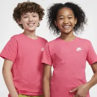 Nike Sportswear Big детские футболка Pink
