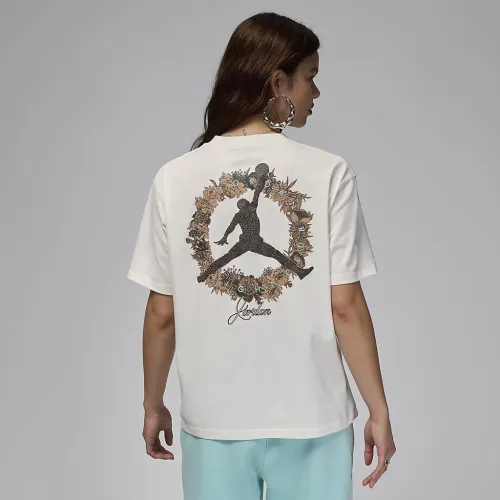 Nike Jordan Essential женская футболка цвет белый