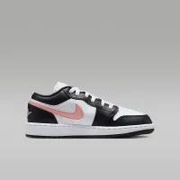 Nike Air Jordan 1 Low Big детские Кроссовки цвет белый