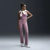 Nike Zenvy жіноча З високою талією Flaколір червоний лосіни колір фіолетовий