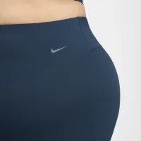 Nike Zenvy жіноча Gentle-Support З високою талією 7/8 лосіни (великі розміри) блакитний