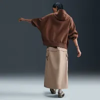 Nike Sportswear Phoenix Fleece жіноча Over-оверсайз Pullover Толстовка з капюшоном колір коричневий