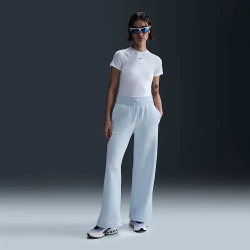 Nike Sportswear Phoenix Fleece женская С высокой Талией Wide-Leg Sweatpants синий