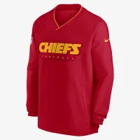 Kansas City Chiefs Sideline мужские Nike NFL Long-Sleeve Ветровка цвет красный