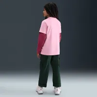 Nike Sportswear Big детские футболка Pink