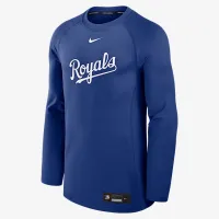 Kansas City Royals Authentic Collection Game Time чоловічі Nike Dri-FIT MLB Pullover Crew блакитний