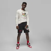 Nike Jordan Artist Series by Jacob Rochester мужские Long-Sleeve футболка цвет коричневый