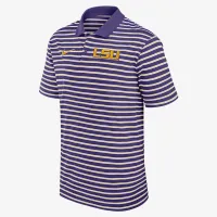 LSU Tigers Primetime Victory Striped чоловічі Nike Dri-FIT College Polo колір фіолетовий