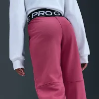 Nike Pro Fleece Big детские (Girls') Dri-FIT Joggers цвет фиолетовый
