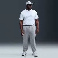 Nike Club мужские Cuffed Brushed Fleece Pants цвет серый