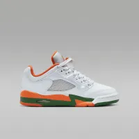 Nike Air Jordan 5 Retro Low Big детские Кроссовки цвет серый
