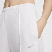 Nike Sportswear Chill Terry женская Mid-Rise French Terry Open-Hem Sweatpants цвет коричневый