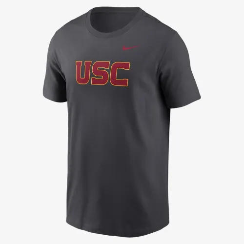 USC Trojans Primetime Wordmark чоловічі Nike College футболка колір сірий