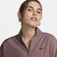 Nike Sportswear Essential жіноча оверсайз Bomber Куртка колір фіолетовий