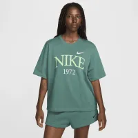 Nike Sportswear Classic женская футболка цвет зеленый