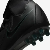 Nike Jr. Phantom Luna 2 Academy Little/Big дитячі AG High-Top футбольні бутси колір чорний